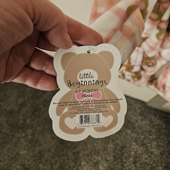 Little Beginnings Fleece Onesie - Picture 3 of 3